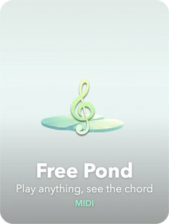 Free Pond mode — real-time chord identification